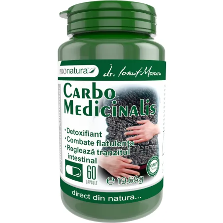 Carbo Medicinalis 60cps MEDICA — preț și oferte