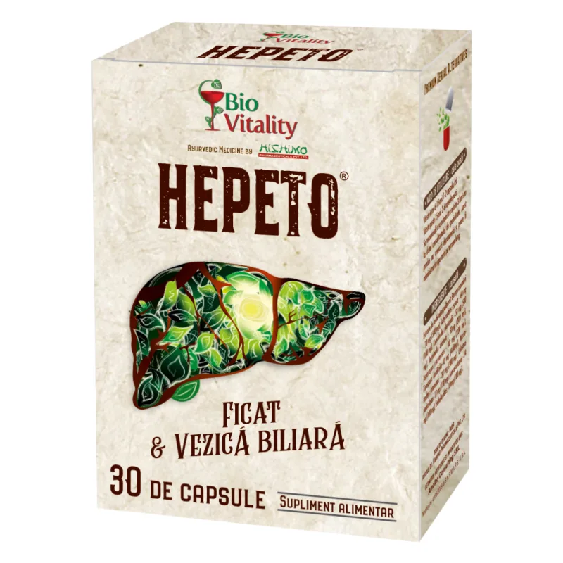 Hepeto, 30 capsule, Bio Vitality — preț și oferte