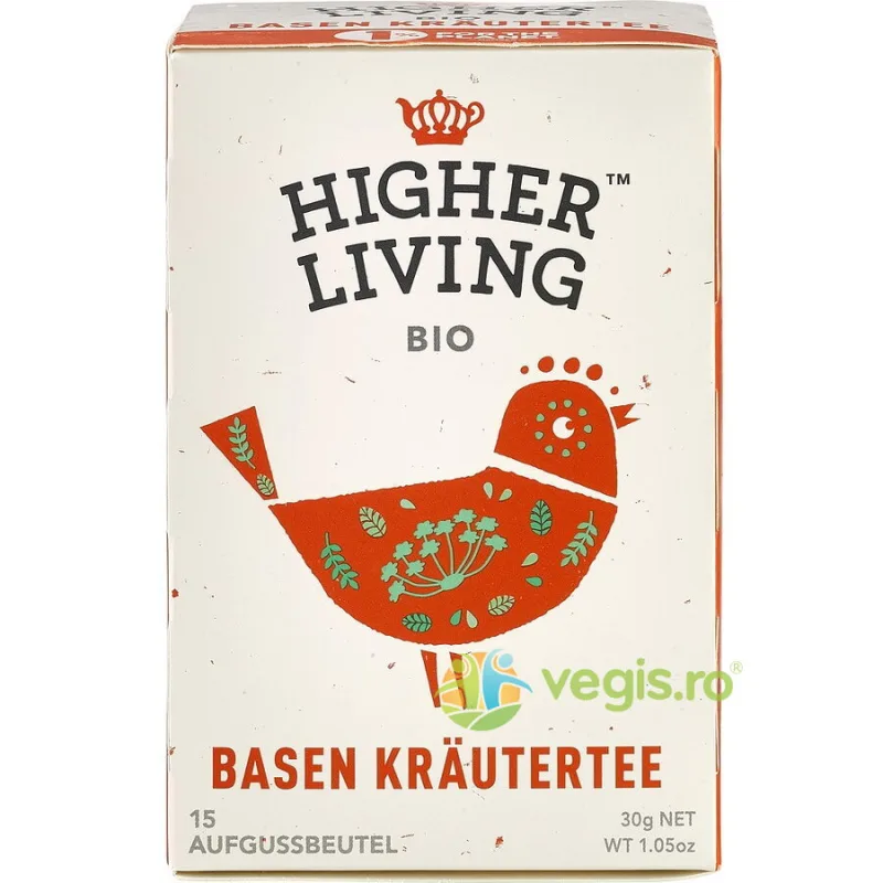 Ceai pe Baza de Plante Ecologic/Bio 15 plicuri HIGHER LIVING — preț și oferte