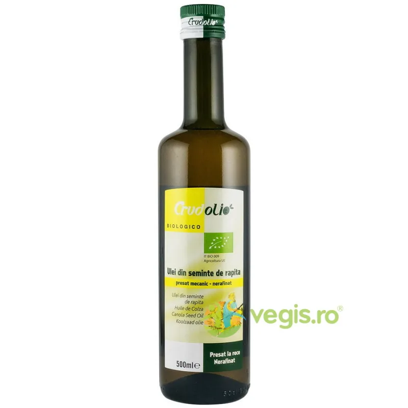 Ulei din Seminte de Rapita Crudolio Ecologic/Bio 500ml JOE&CO — preț și oferte