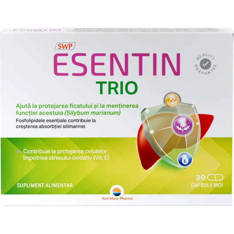 Esentin Trio 30cps moi SUN WAVE PHARMA — preț și oferte
