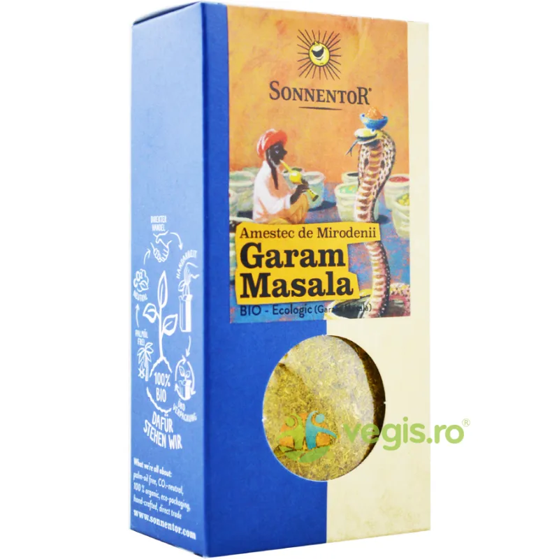 Condiment Amestec Garam Masala Ecologic/Bio 55g SONNENTOR — preț și oferte