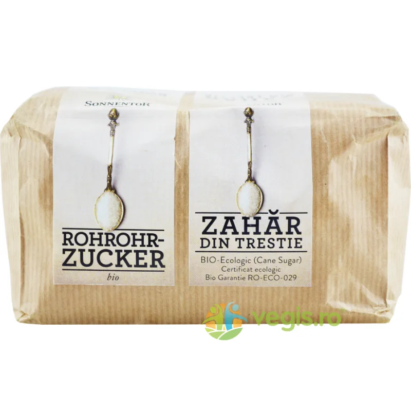 Zahar Brut din Trestie Ecologic/Bio 1kg SONNENTOR — preț și oferte