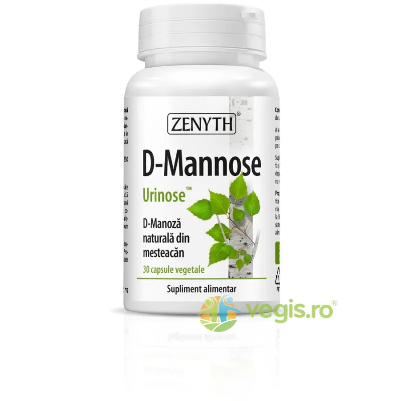D-Mannose 550mg 30cps Zenyth — preț și oferte