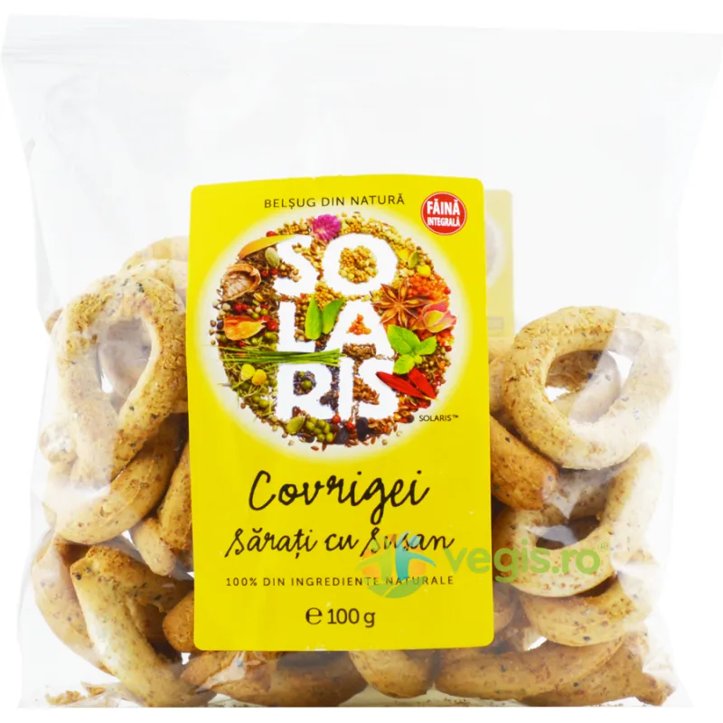 Covrigei Sarati cu Susan 100g SOLARIS — preț și oferte