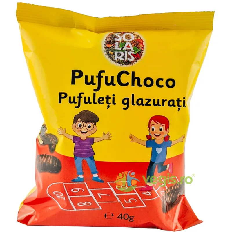 Pufuleti Glazurati Pufu Choco 40g SOLARIS — preț și oferte