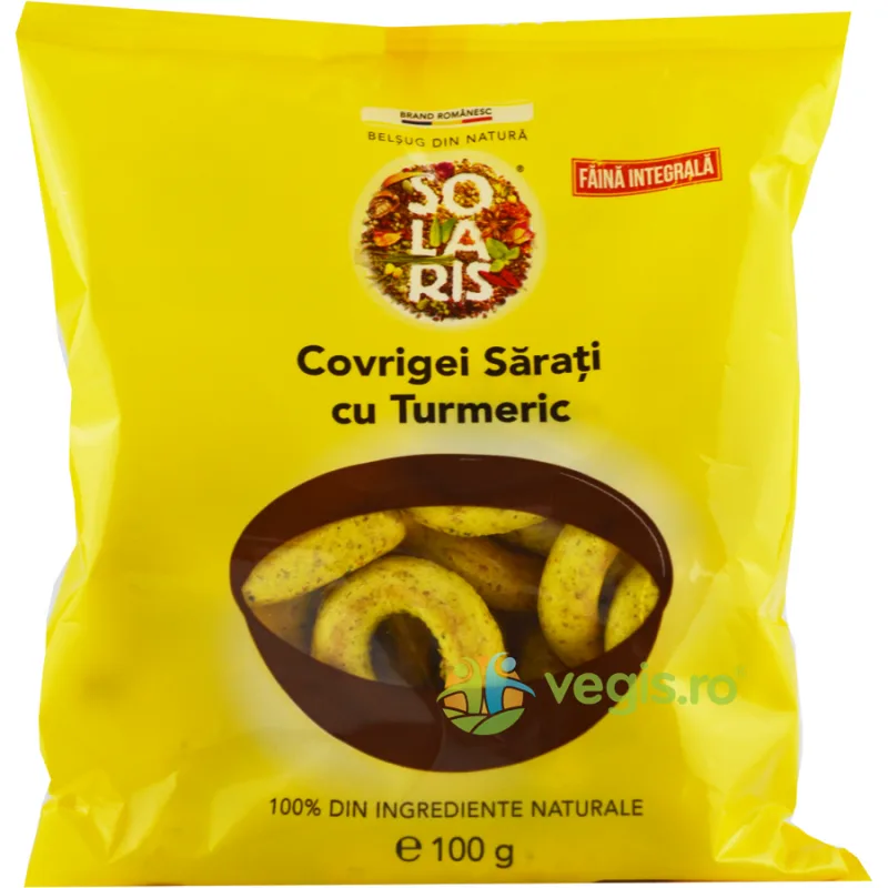 Covrigei Sarati cu Turmeric 100g SOLARIS — preț și oferte