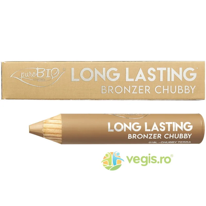 Creion Bronzer Chubby 018L - Terra Freddo Long Lasting Ecologic/Bio 3.3g PUROBIO COSMETICS — preț și oferte