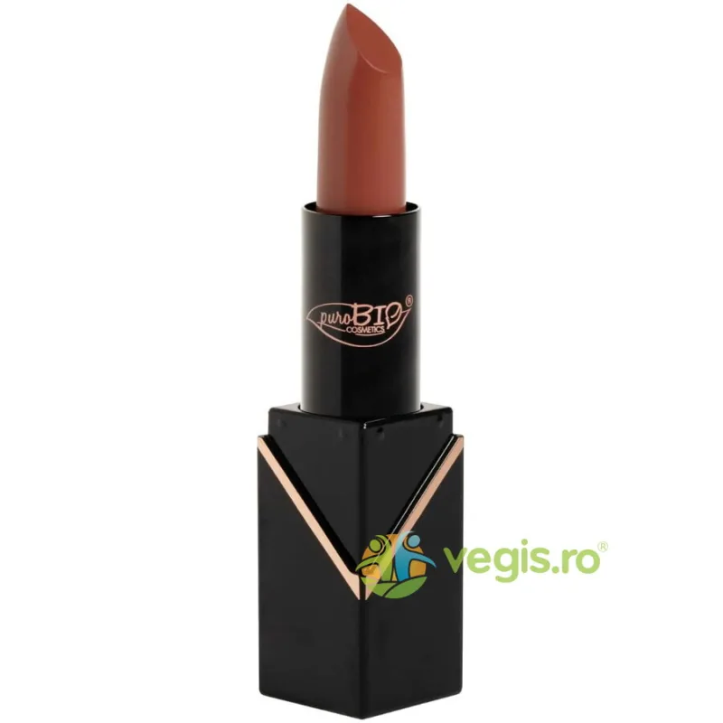 Ruj Creamy Matte 105 - Pesca Nude Ecologic/Bio 4.4g PUROBIO COSMETICS — preț și oferte