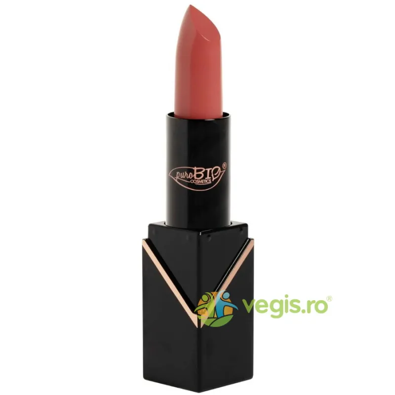 Ruj Creamy Mat 104 - Rosa Pesca Bio 4.9g PUROBIO COSMETICS — preț și oferte