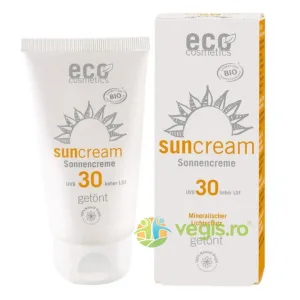 Crema cu Protectie Solara Inalta SPF 30 Nuantata Ecologica/Bio 75ml