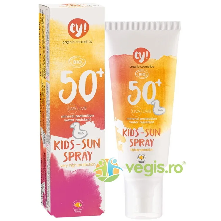 Spray cu Protectie Solara pentru Bebelusi si Copii SPF 50+ Ey! Ecologic/Bio 100ml ECO COSMETICS — preț și oferte