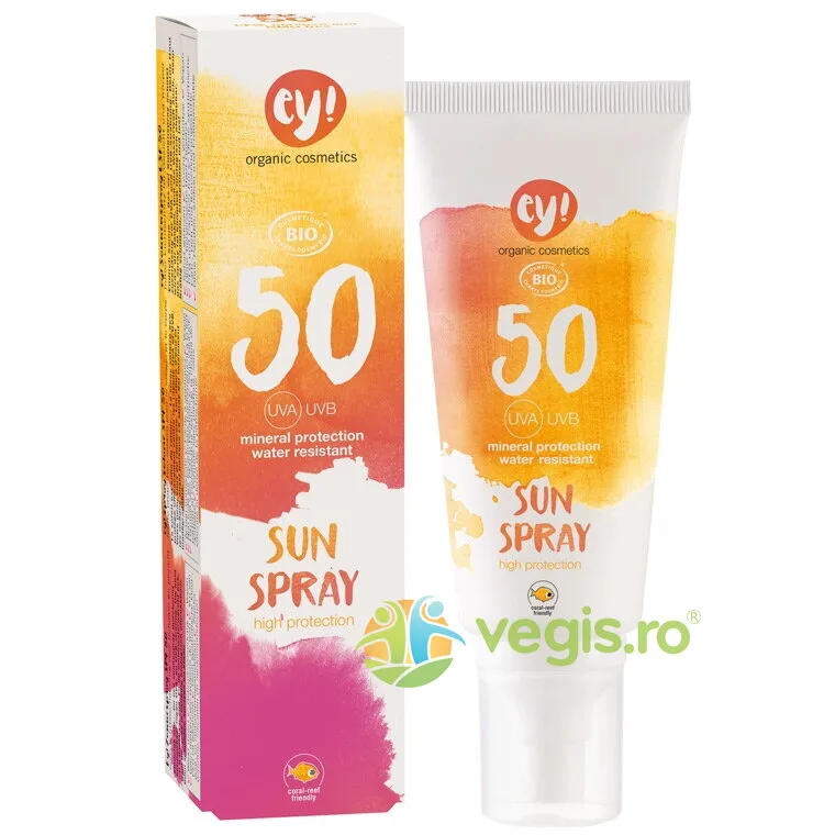 Spray cu Protectie Solara SPF 50 Ey! Ecologic/Bio 100ml ECO COSMETICS — preț și oferte