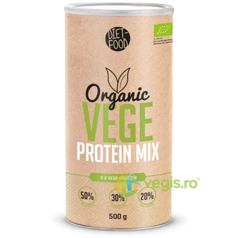 Proteine de Origine Vegana 500g DIET FOOD — preț și oferte
