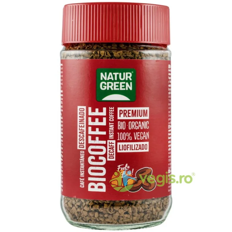 Cafea Instant Decofeinizata Ecologica/Bio 100g NATUR GREEN — preț și oferte