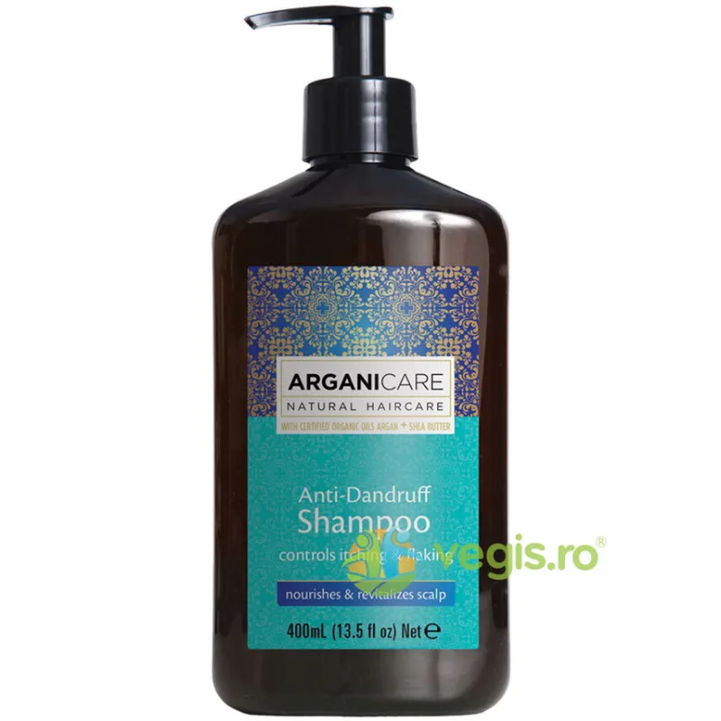 Sampon Tratament Anti-matreata cu Ulei de Argan 400ml ARGANICARE — preț și oferte