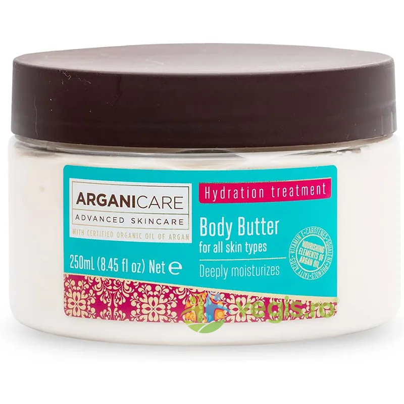 Unt de Corp cu Ulei de Argan 250ml ARGANICARE — preț și oferte