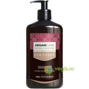 Sampon Ultra-Hranitor pentru Par fara Stralucire, foarte Uscat si Frizzy cu Ulei de Cocos 400ml