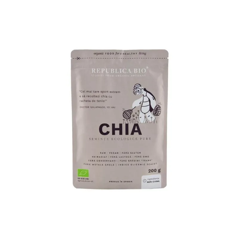 Republica BIO Chia, seminte ecologice pure, 200g — preț și oferte