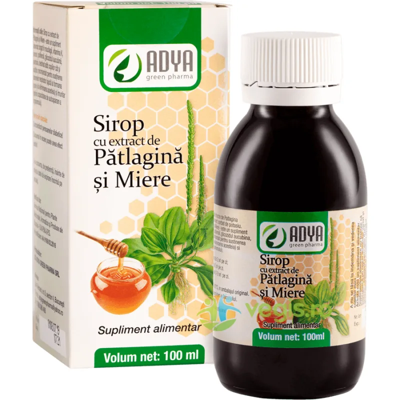 Sirop Patlagina cu Miere 100ml Adya GreenPharma — preț și oferte