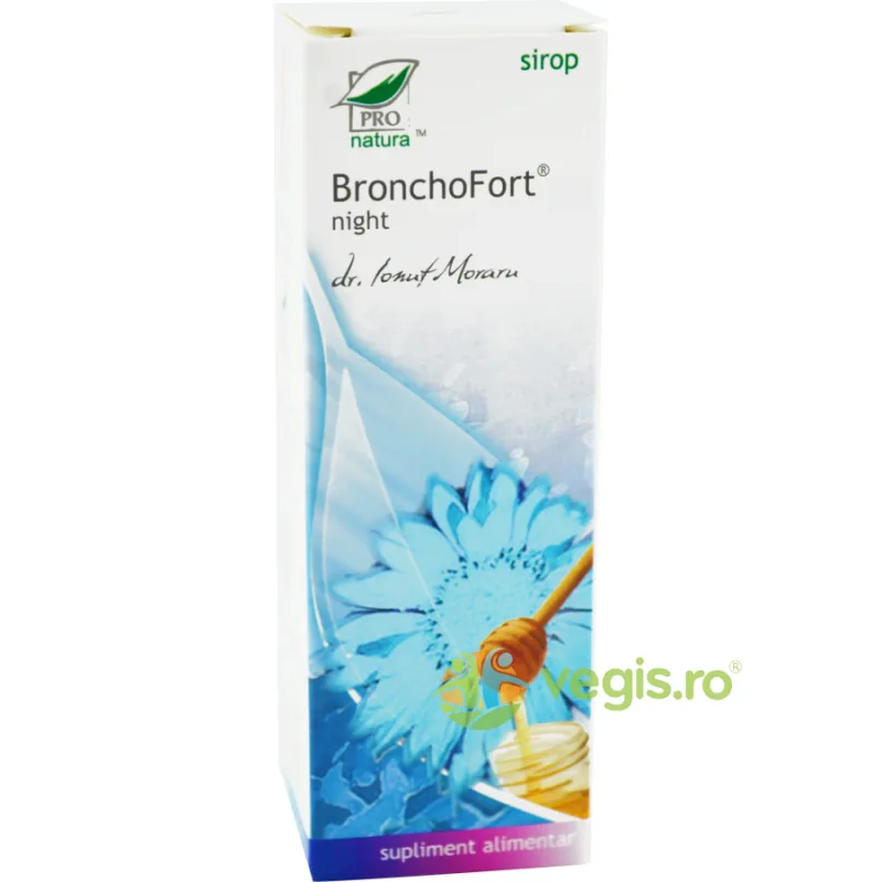 Bronchofort Night Sirop cu Fructe de Fenicul 100ml Medica - Pro Natura — preț și oferte