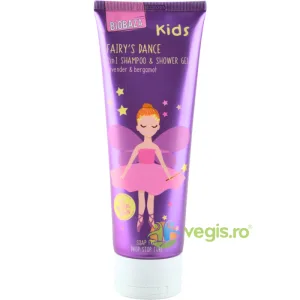 Sampon si Gel de Dus Natural pentru Copii cu Lavanda, Bergamota, Aloe Vera si Extract de Nalba Fairy's Dance 250ml