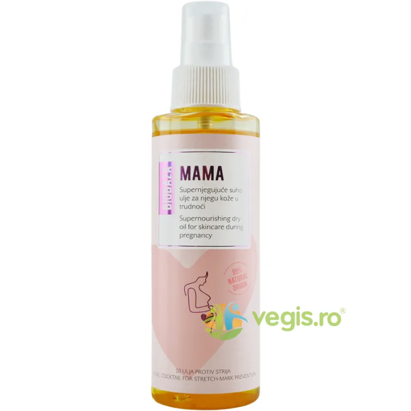 Ulei Uscat Natural Antivergeturi pentru Sarcina Mama 150ml BIOBAZA — preț și oferte