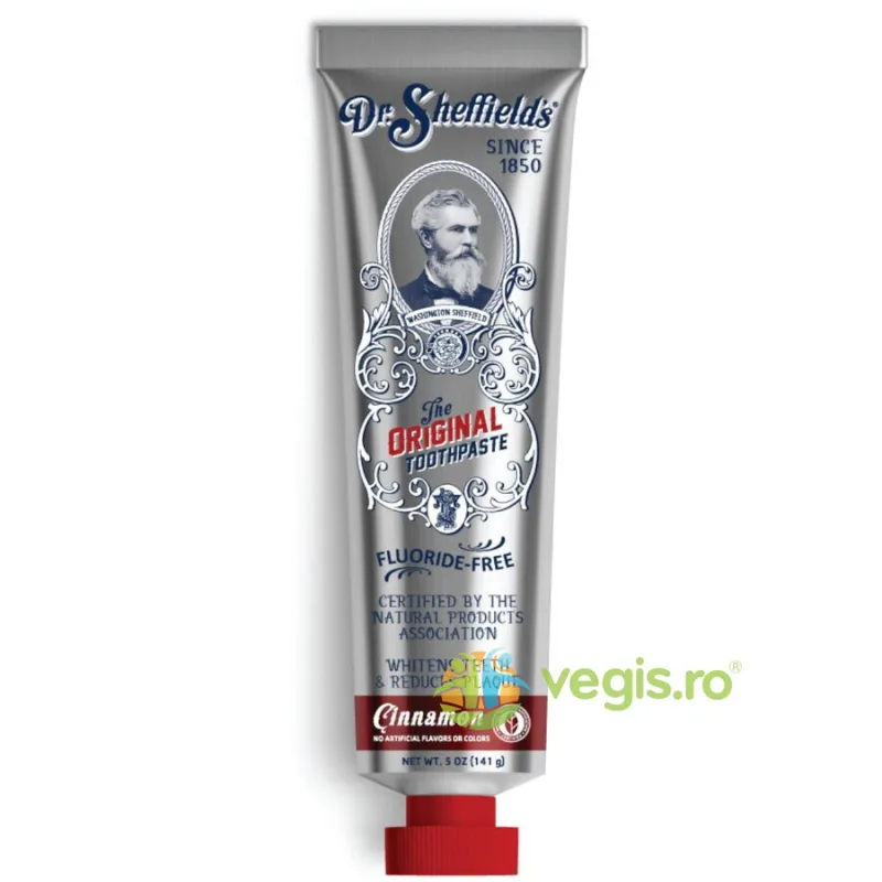 Pasta de Dinti cu Aroma de Scortisoara fara Flour 88ml DR. SHEFFIELDS — preț și oferte