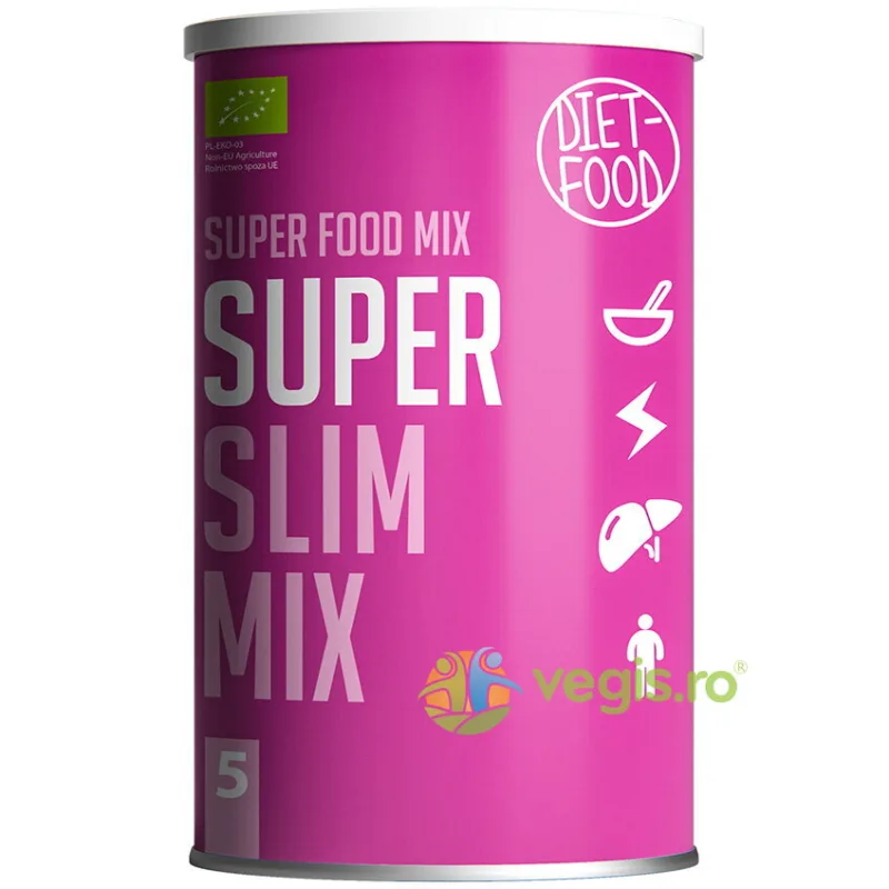 Mix Pulbere Super Slim Ecologic/Bio 300g DIET FOOD — preț și oferte