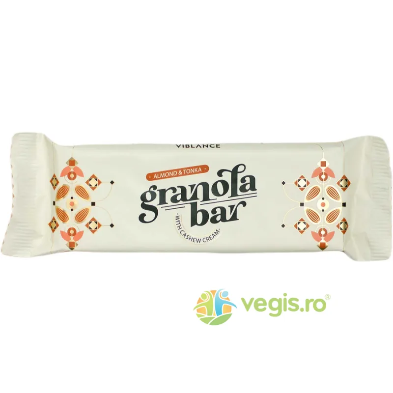 Baton Granola cu Migdale si Tonka 55g VIBLANCE — preț și oferte