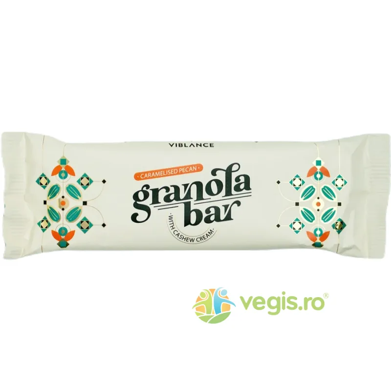 Baton Granola cu Nuci Pecan Caramelizate 55g VIBLANCE — preț și oferte