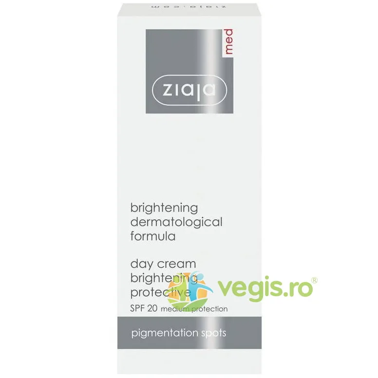 Crema de Zi Iluminatoare Impotriva Petelor Pigmentare SPF20 Ziaja Med 50ml — preț și oferte