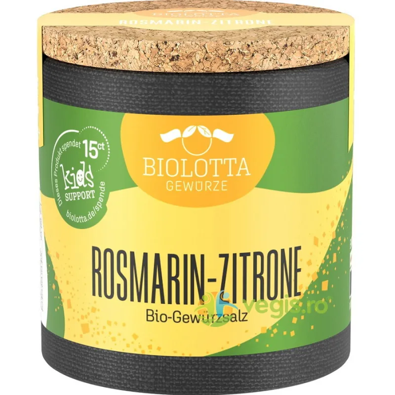 Sare cu Rozmarin si Lamaie Ecologica/Bio 55g BIOLOTTA — preț și oferte
