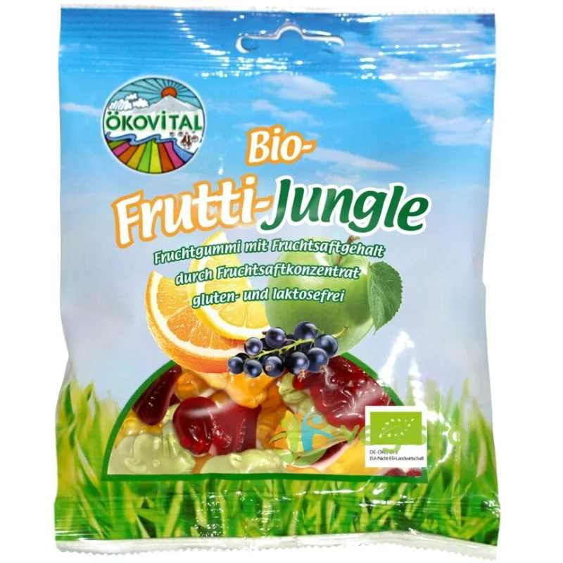 Jeleuri Animalute din Fructe fara Gluten Ecologice/Bio 80g OKOVITAL — preț și oferte