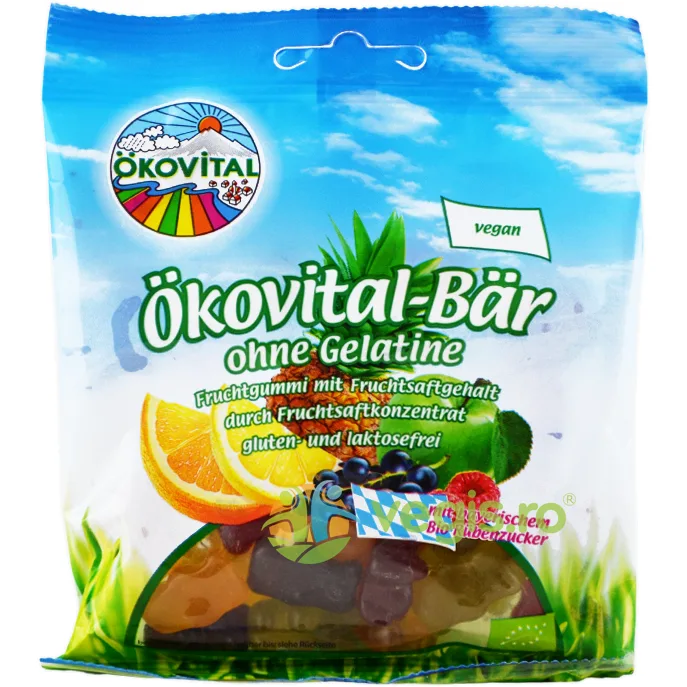 Jeleuri Ursuleti cu Fructe fara Gelatina Ecologice/Bio 80g OKOVITAL — preț și oferte