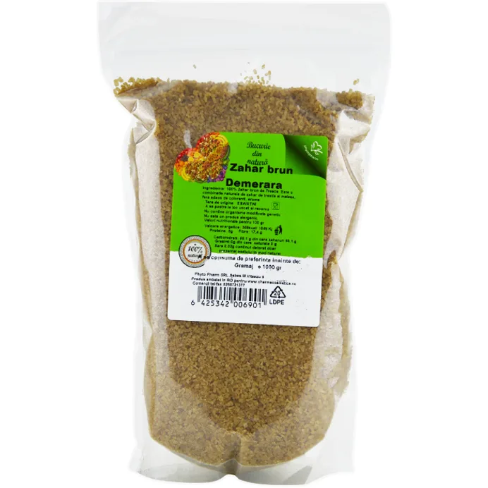 Zahar Brun Demerara 1kg CHARME — preț și oferte