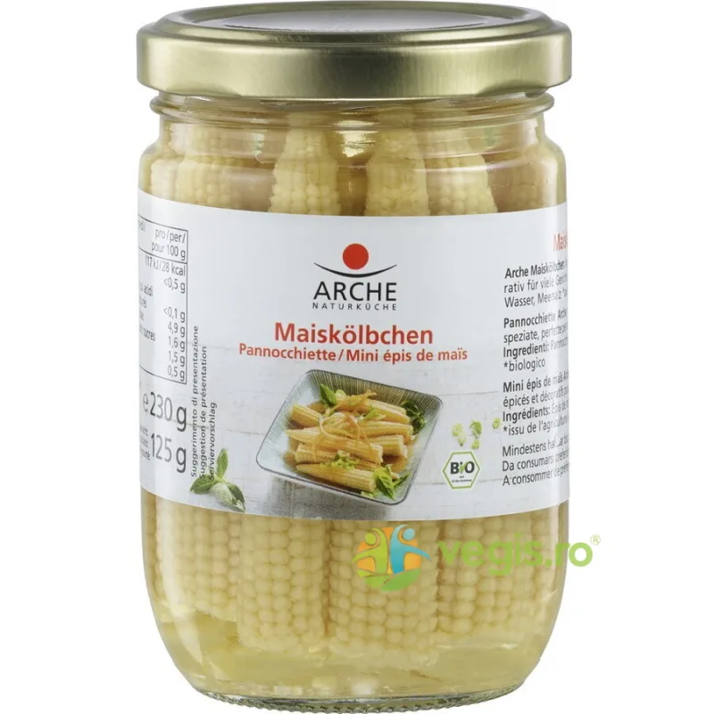 Mini Porumb in Saramura Ecologic/Bio 230g ARCHE — preț și oferte