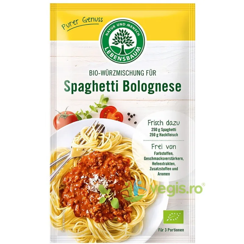 Condiment pentru Spaghetti Bolognese Ecologic/Bio 35g LEBENSBAUM — preț și oferte