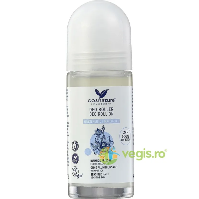 Roll-On cu Nufar si Aloe Vera fara Aluminiu 50ml COSNATURE — preț și oferte