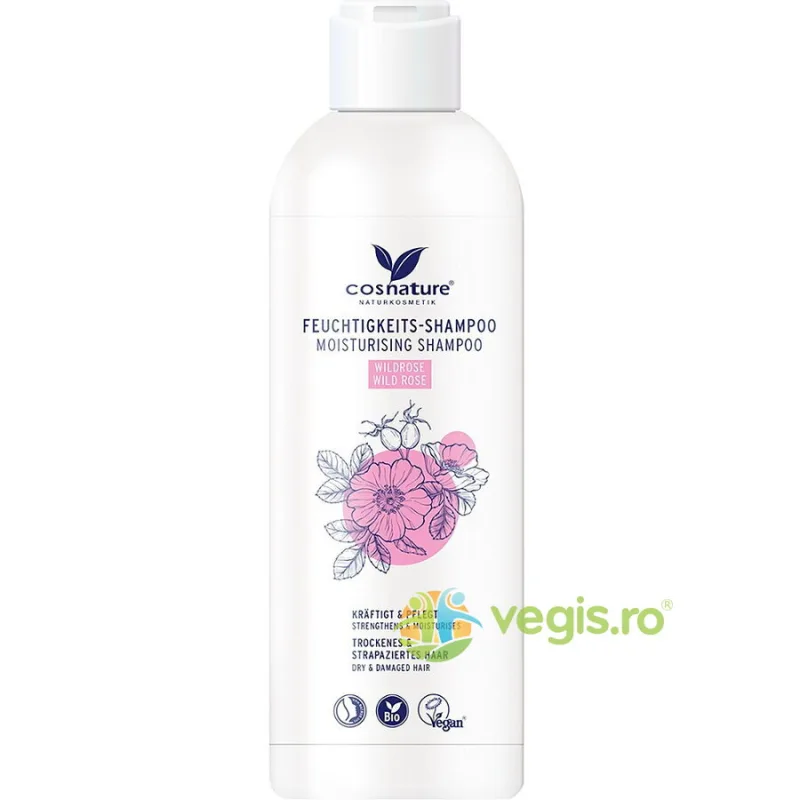 Sampon Hidratant cu Trandafir Salbatic 250ml COSNATURE — preț și oferte