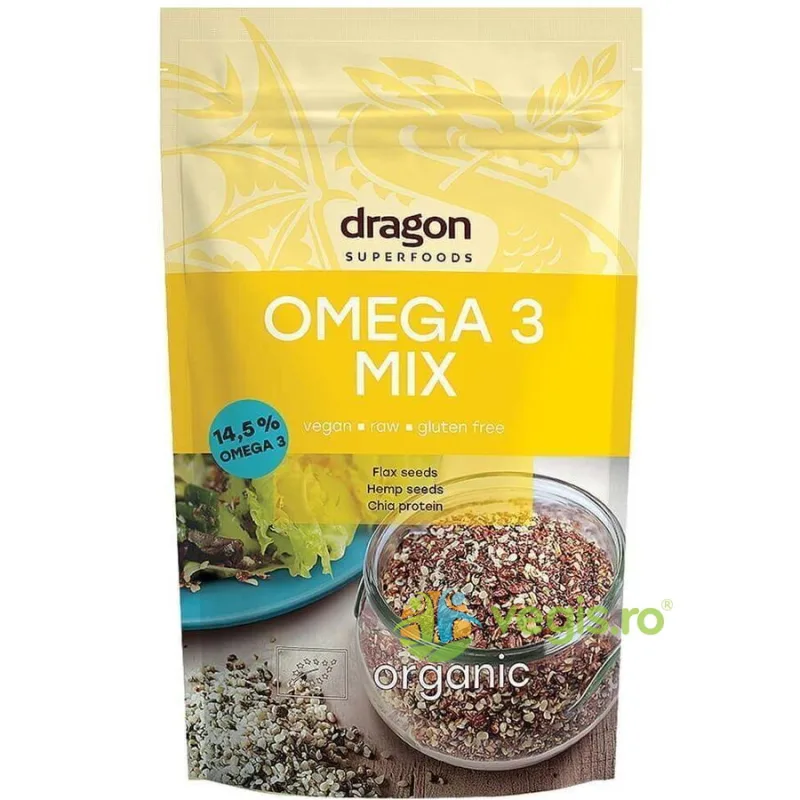 Omega 3 Mix Ecologic/Bio 200g Dragon Superfoods — preț și oferte