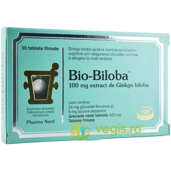 Bio Biloba 100mg 30tb PHARMA NORD — preț și oferte