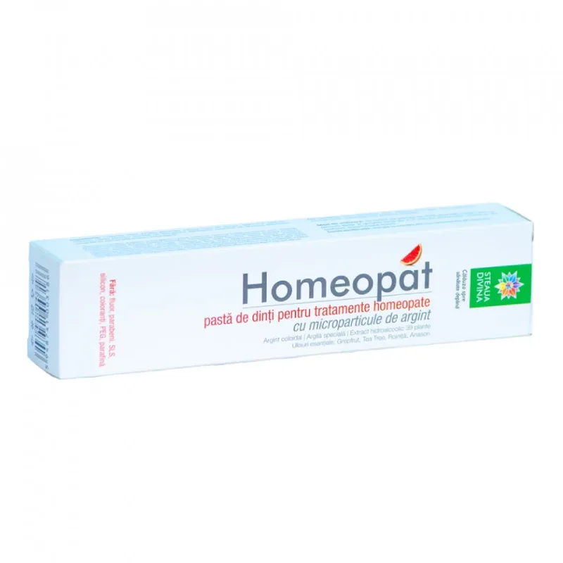 Pasta de dinti Santoral Homeopat, 100 ml, Steaua Divina — preț și oferte