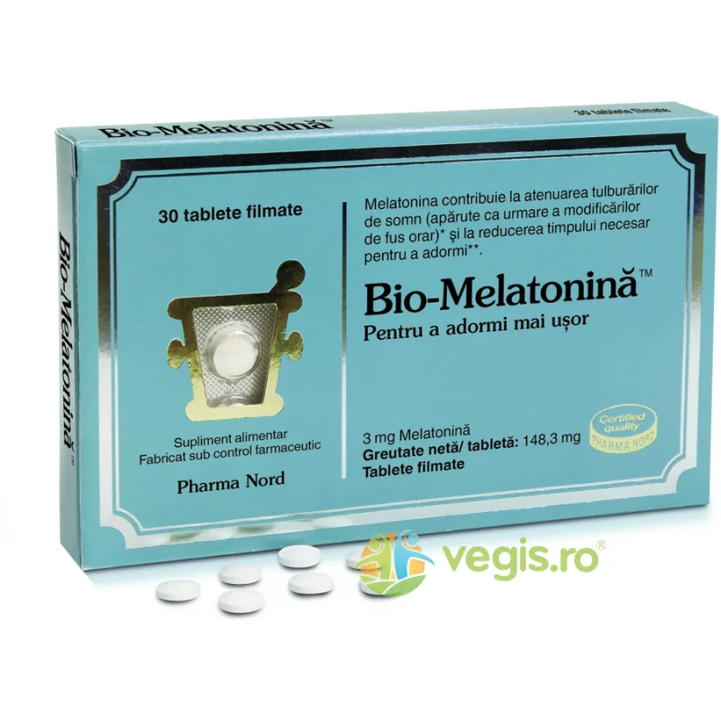 Bio Melatonina 3mg 30tb PHARMA NORD — preț și oferte