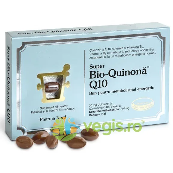 Bio Quinona Q10 30mg 30cps moi PHARMA NORD — preț și oferte
