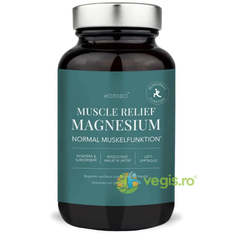 Muscle Relief Magneziu 90cps NORDBO — preț și oferte