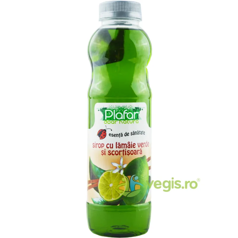 Sirop cu Lamaie Verde si Scortisoara 500ml PLAFAR — preț și oferte