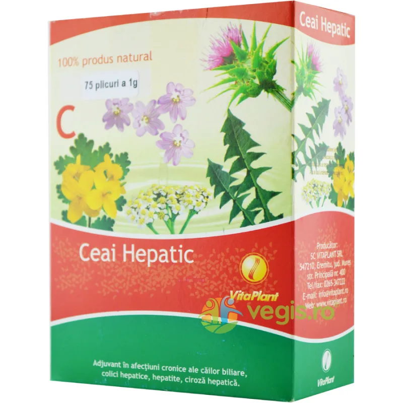 Ceai Hepatic 75dz VITAPLANT — preț și oferte