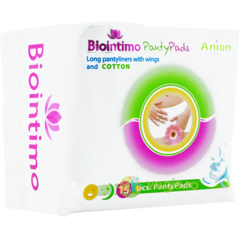 Absorbante Zilnice cu Aripioare si Banda Anion 15buc BIOINTIMO — preț și oferte