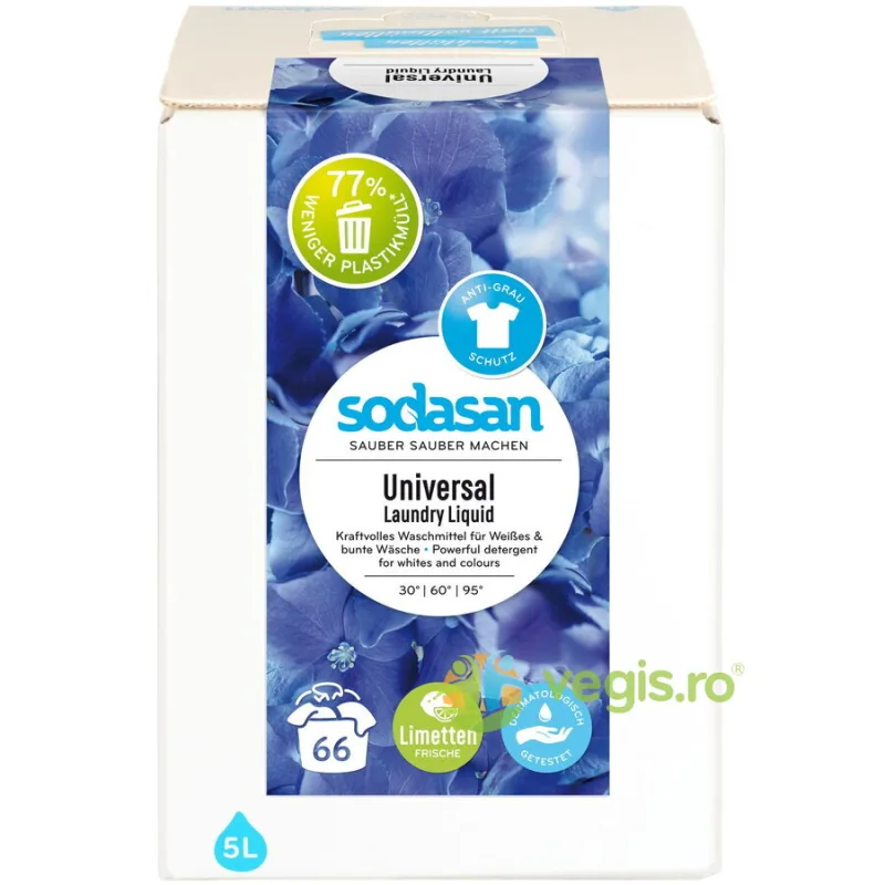 Detergent Lichid Universal cu Lime 5L Sodasan — preț și oferte